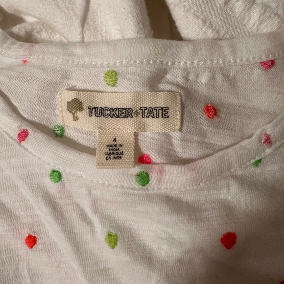 Tucker and Tate ruffled tshirt 4T - Picture 2 of 3